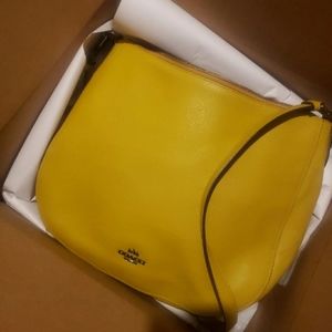 Mustard/honey Coach large Chelsea hobo